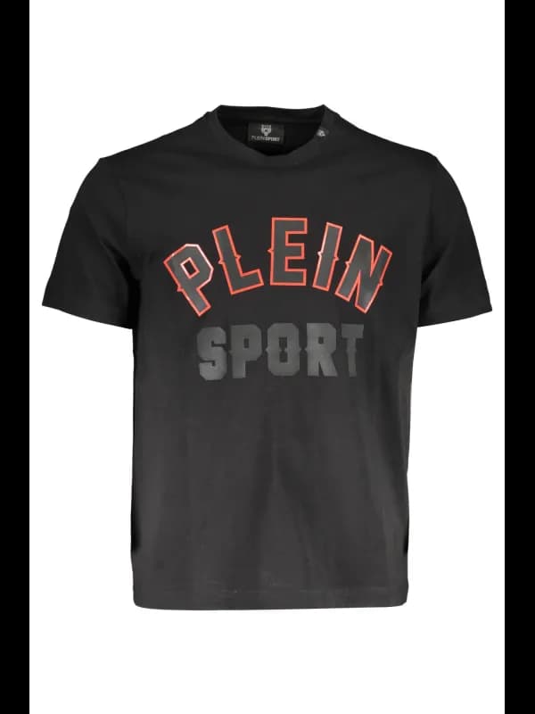 Plein Sport Sportliches Kurzarmshirt mit Rundhalsausschnitt, Größe 2XL