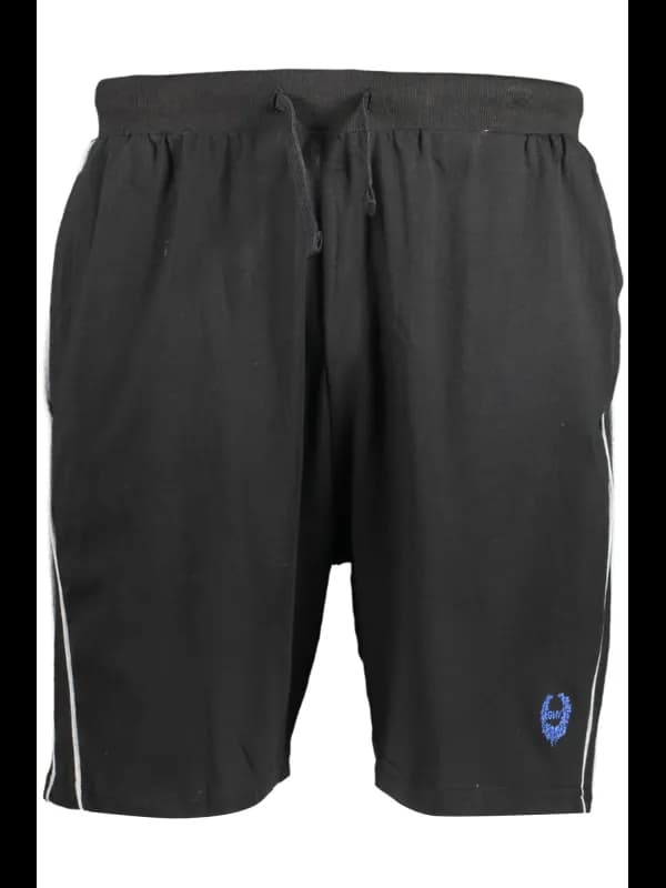 GIAN MARCO VENTURI Kurze Baumwollhose mit Logo und Details, Größe 2XL