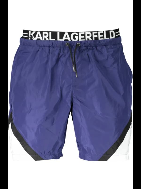 Karl Lagerfeld Beachwear Karl Lagerfeld Navy Badeshorts mit, Größe S