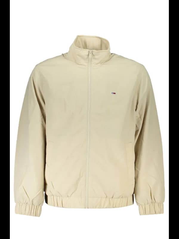 Tommy Hilfiger Recycelte Nylonjacke mit Logo und Taschen Bei, Größe 2XL