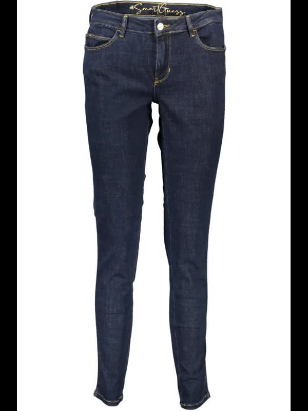 GUESS JEANS SKINNY RECYCELTE BAUMWOLLE BLUONEW, Größe 26L30