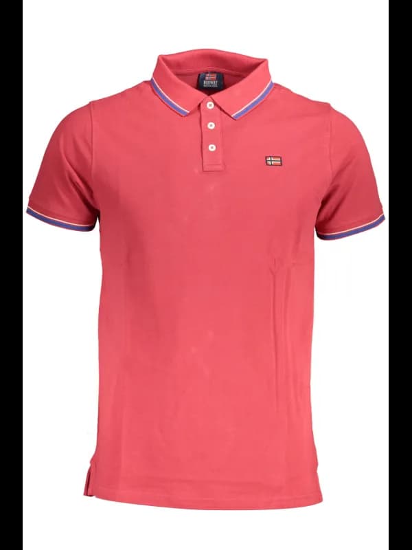 NORWAY 1963 Kontrast Polohemd Norwegen 1963 Logo Applikation, Größe 2XL
