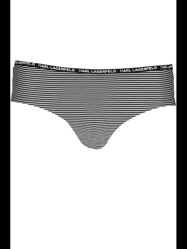 Karl Lagerfeld Beachwear Gefütterte Badeshorts mit Kontrast, Größe S