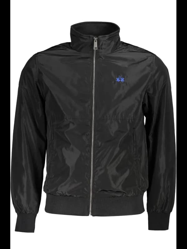 LA MARTINA Langarmjacke mit Taschen und Logo, Größe S