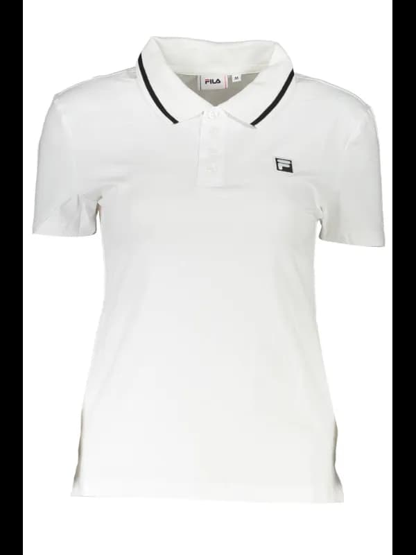 Fila Kontrast Polohemd mit Logo und Applikation, Größe L