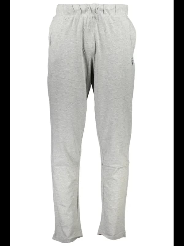 GIAN MARCO VENTURI Baumwollhose mit Taschen und Stickerei, Größe 2XL