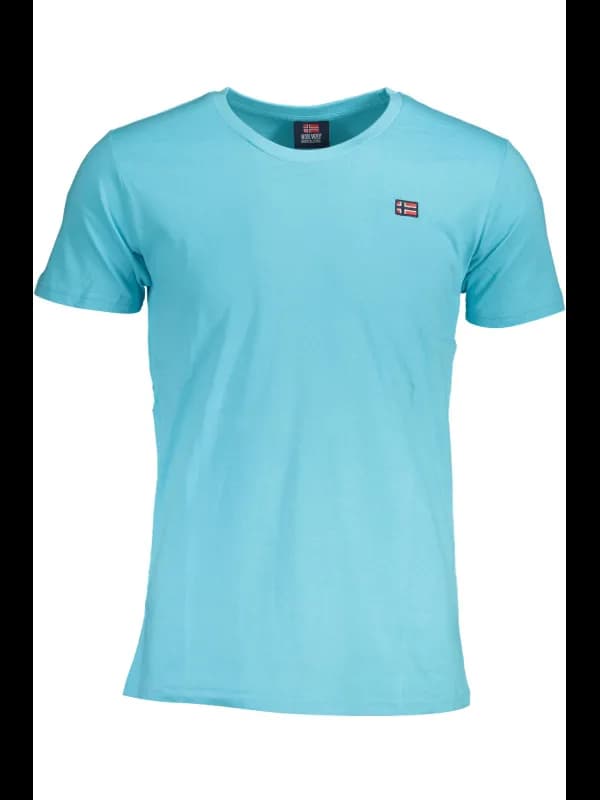 NORWAY 1963 Kurzarm T-Shirt Rundhals mit Logo Applikation, Größe 2XL