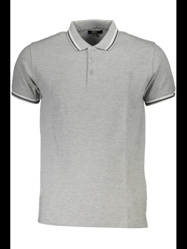 Cavalli Class Kurzarm Poloshirt mit Stickerei und Kontrastde, Größe 2XL
