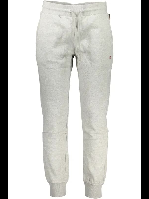 Napapijri Fleece Sporthose mit Taschen und Print, Größe 3XL