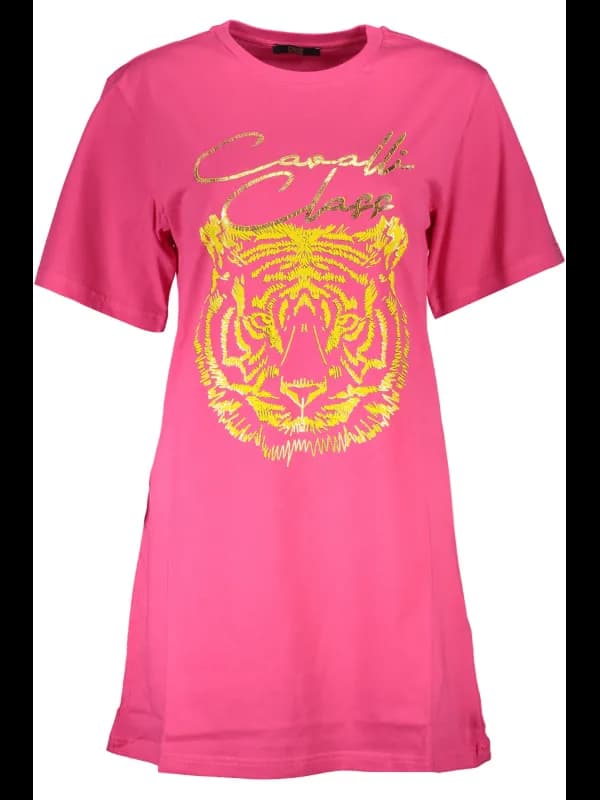 Cavalli Class TShirt Rosa02500, Größe XL