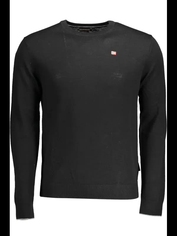 Napapijri Langarm Pullover Rundhals Sticklogo, Größe 3XL