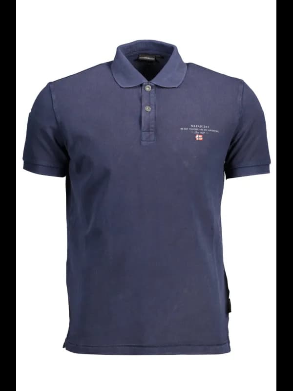 Napapijri Polo Kurzarm mit Logo Stickerei, Größe L