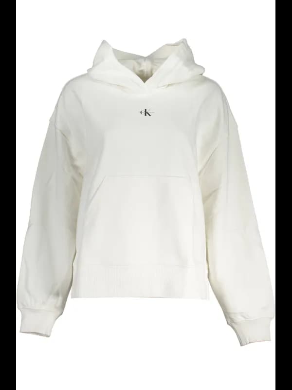 Calvin Klein Sweatshirt Bianco, Größe L