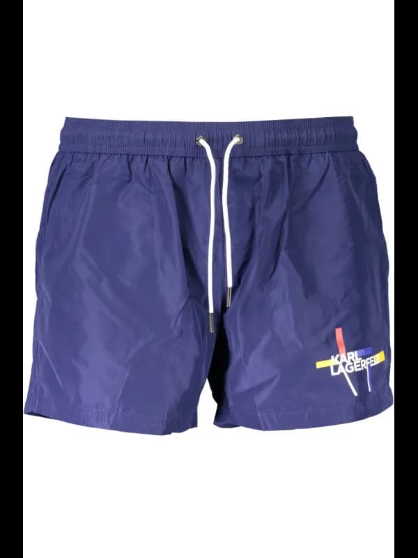 Karl Lagerfeld Beachwear Karl Lagerfeld Badeboxer Navy mit T, Größe S