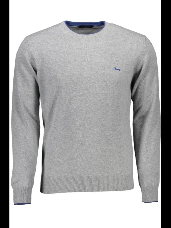 Harmont & Blaine Kontrastpullover Rundhals Grau Harmont Blai, Größe 2XL