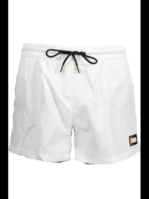 Karl Lagerfeld Beachwear Kurze Badeboxershorts mit Tasche un, Größe S