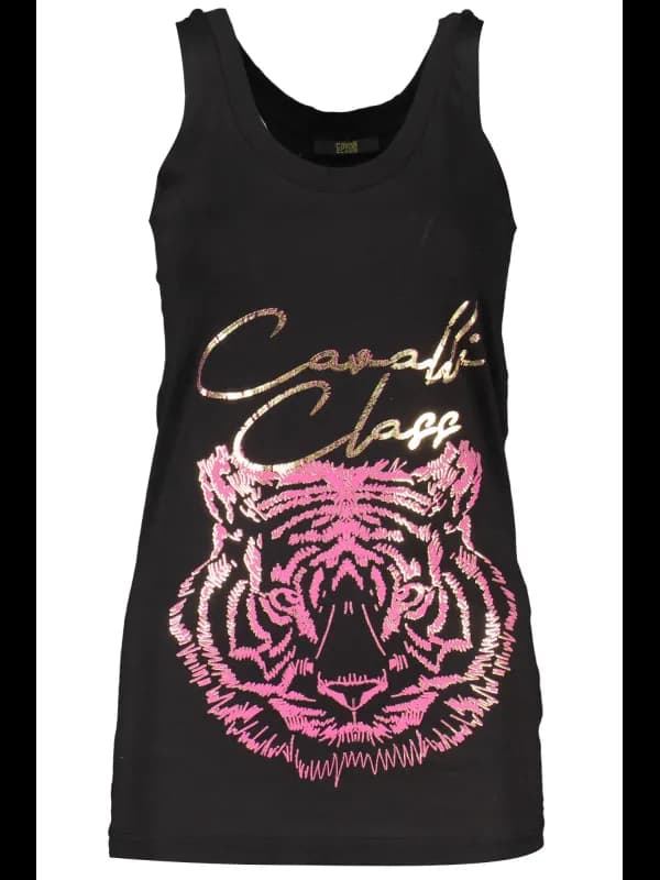Cavalli Class Cavalli Klassik Logo Tanktop Schwarz, Größe L
