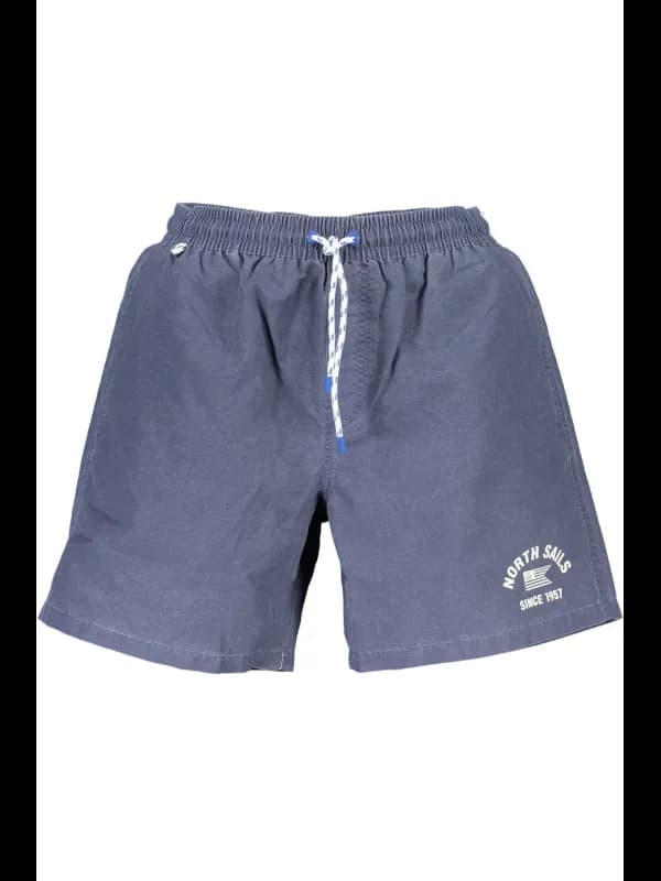 North Sails Badeboxer Bio mit Kontrastdetails und Taschen, Größe M