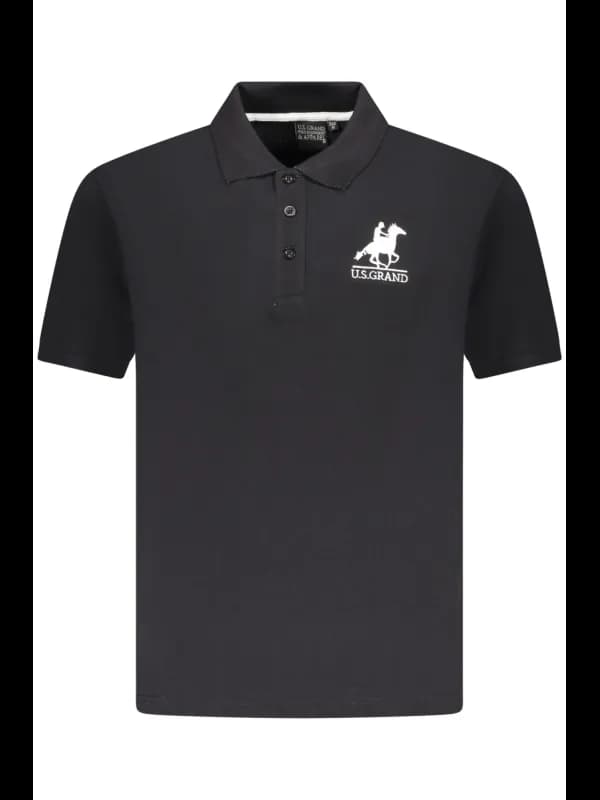 U.S. GRAND POLO Kurzarm Poloshirt mit Stickerei und Logo US, Größe 3XL