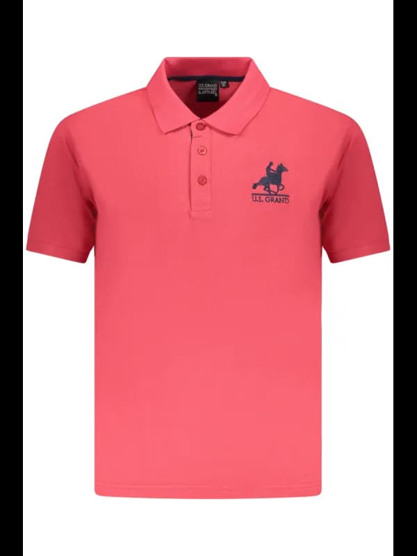 U.S. GRAND POLO US Grand Polo Kurzarm Poloshirt mit Stickere, Größe L