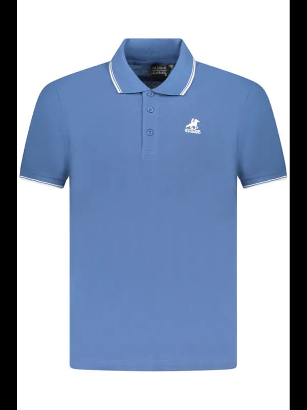 U.S. GRAND POLO US Grand Polo Kontrast Poloshirt mit Logo, Größe 2XL