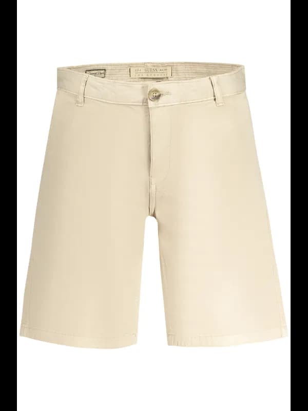 GUESS JEANS Bermuda Hose mit Taschen und Logo, Größe 34