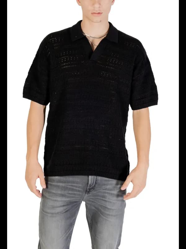 Only & Sons Herbst Winter V-Ausschnitt Kurzarm Pullover Schw, Größe XXL