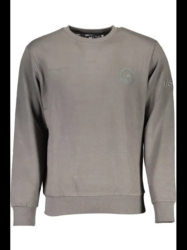 U.S. GRAND POLO US GRAND POLO Langarm Sweatshirt mit Logoauf, Größe L