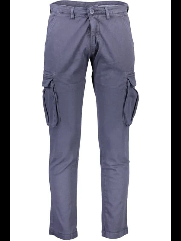 North Sails Blaue 4-Taschen-Hose mit Logo, Größe 40