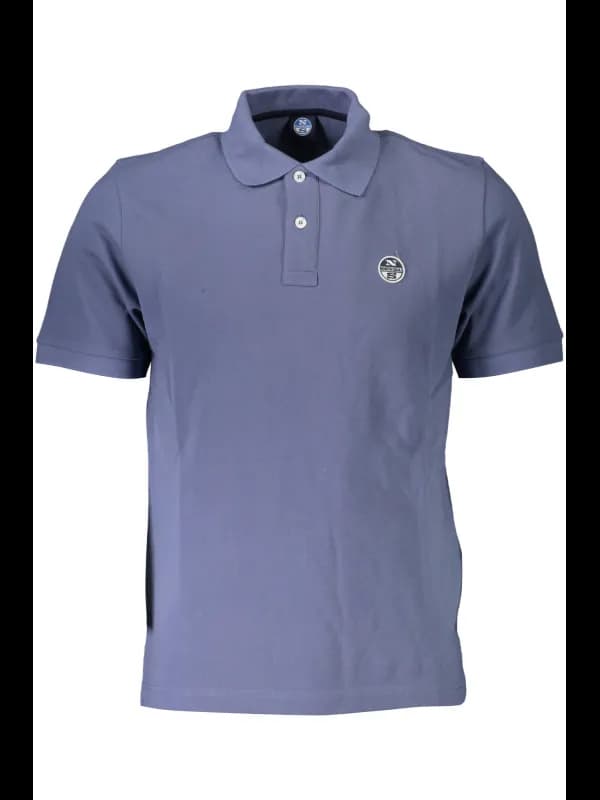 North Sails Kurzarm Poloshirt Blau, Größe M