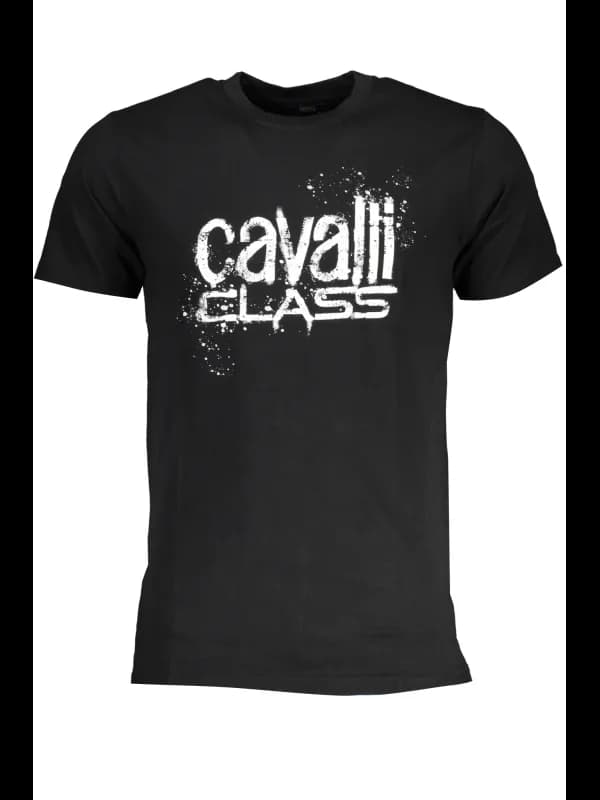 Cavalli Class Kurzarm TShirt Rundhals Logo, Größe XL