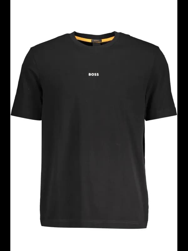 Boss Bio Baumwolle Logo TShirt Rundhals, Größe S