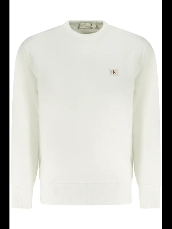 Calvin Klein Nachhaltiges Sweatshirt Rundhals mit Kontrastde, Größe XL