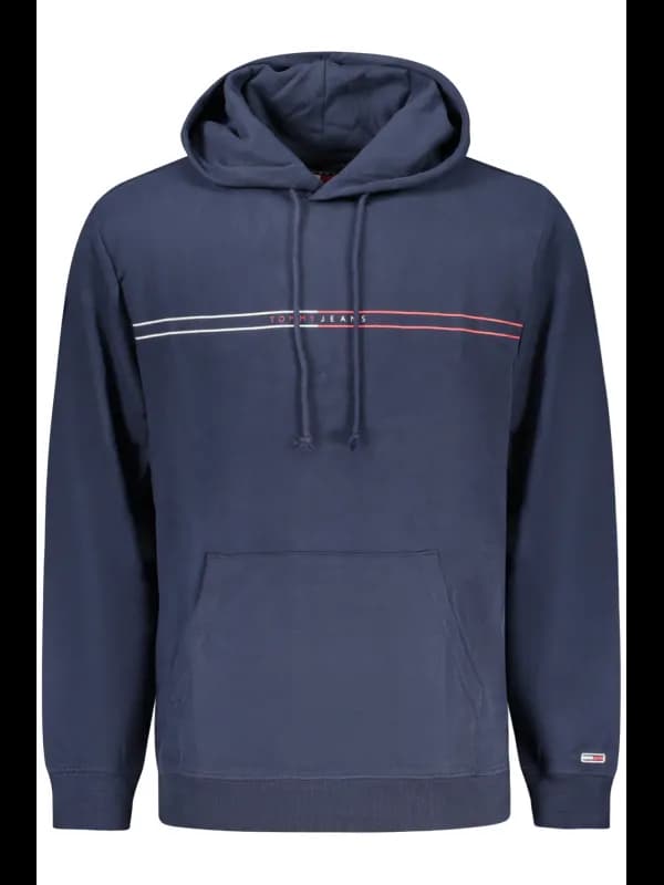 Tommy Hilfiger Nachhaltiger Kapuzenpullover mit Print Tasche, Größe XL