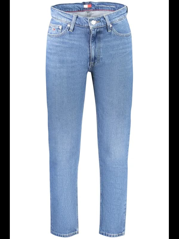 Tommy Hilfiger Tapered Jeans mit Stickerei und Logo aus Baum, Größe 32L32