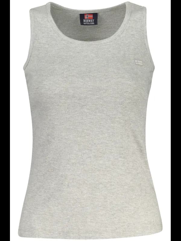 NORWAY 1963 Tanktop Stickerei Grau, Größe XL