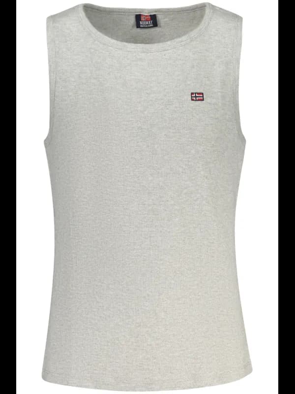 NORWAY 1963 Nordic Stitch Tanktop Grau Hemden, Größe XL