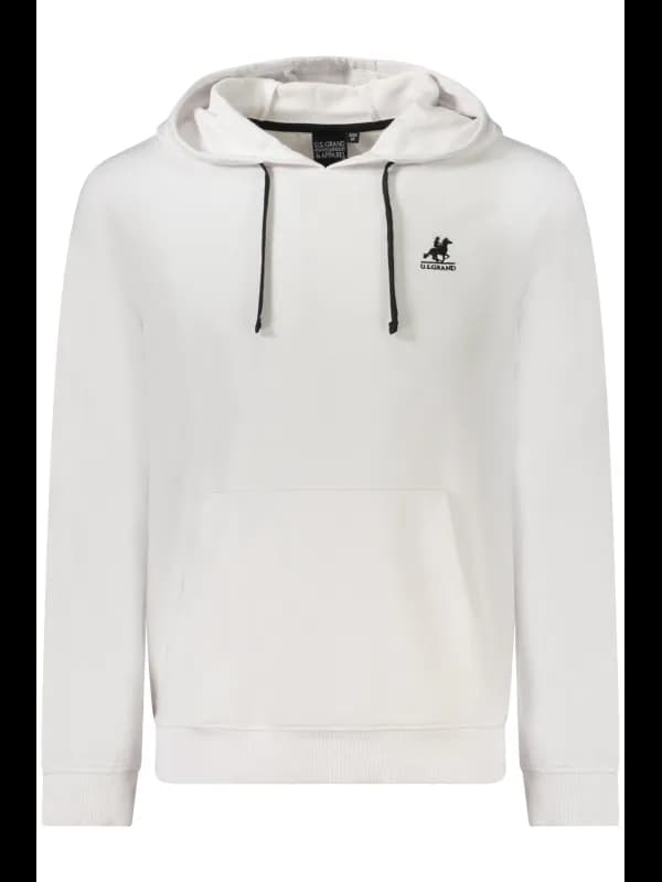 U.S. GRAND POLO Kapuzensweatshirt mit Tasche und Logosticker, Größe 2XL