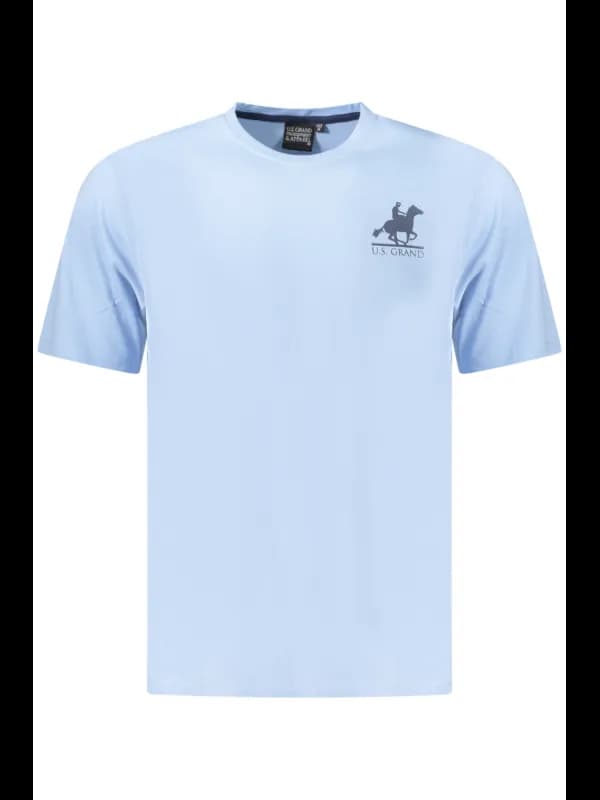 U.S. GRAND POLO US Grand Polo Himmelblau T-Shirt Kurzarm Run, Größe 3XL