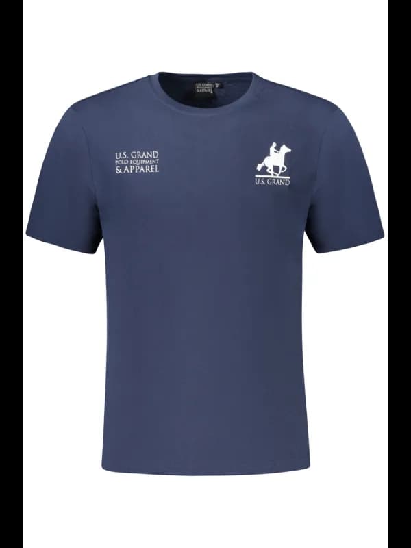 U.S. GRAND POLO US Grand Polo Shirt Navy Logo Rundhals, Größe 2XL