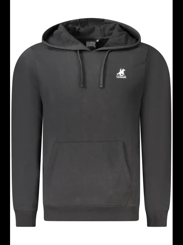 U.S. GRAND POLO Kapuzenpullover mit Tasche und Logo Stickere, Größe 2XL