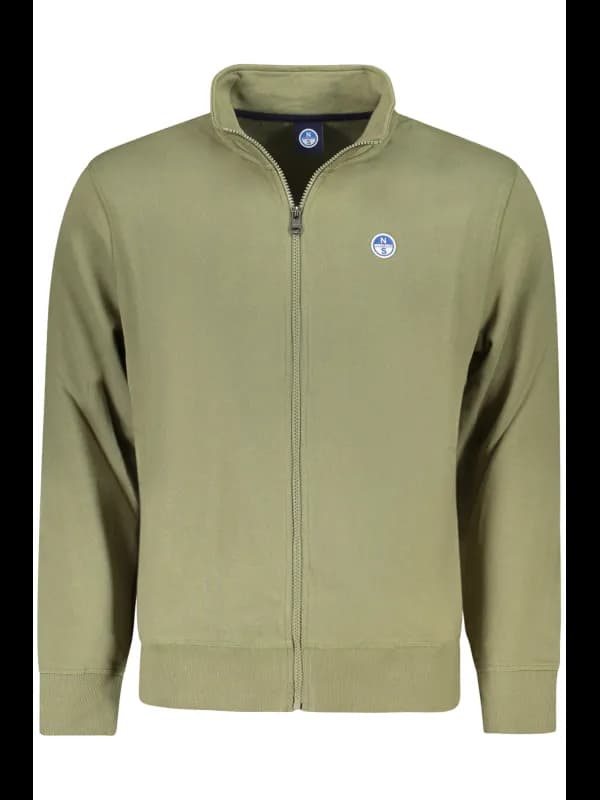 North Sails Geruestet Sweatshirt mit Reissverschluss und Log, Größe S