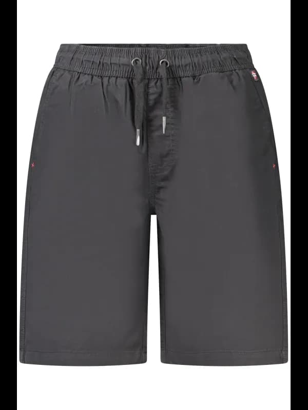 NORWAY 1963 Bermuda Chino Hose Schwarz mit Kordelzug und Log, Größe 56