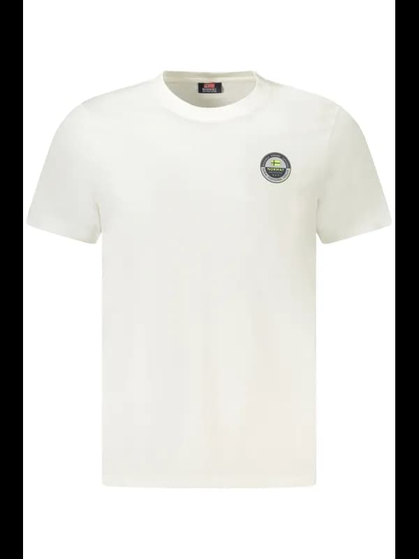 NORWAY 1963 Norwegen Logo TShirt Weiss Rundhals Kurzarm 1963, Größe XL