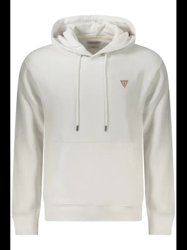 GUESS JEANS Guess Bio Kapuzenpullover Slim Fit mit Tasche, Größe M