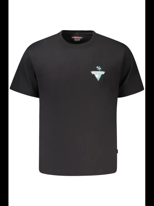 GUESS JEANS Bio Baumwolle Logo TShirt Rundhals Kurzarm, Größe XL