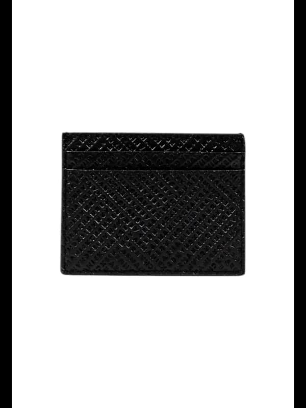 Armani Exchange Herren Lederbrieftasche Schwarz, Größe UNICA