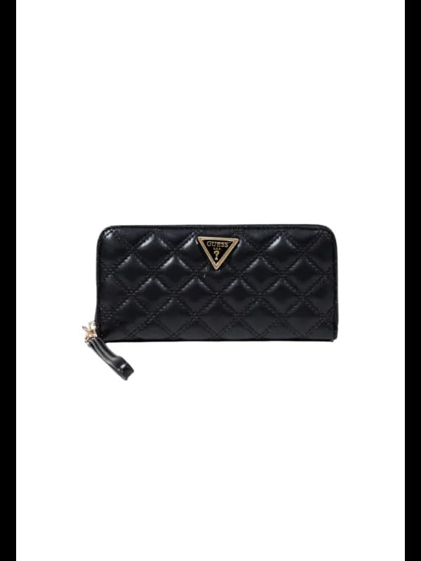Guess Damen Portemonnaie Herbst Winter Schwarzes Reißverschl, Größe UNICA