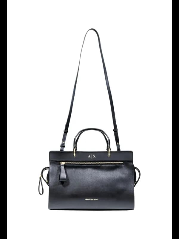 Armani Exchange Herbst Handtasche Schwarz mit Schulterriemen, Größe UNICA