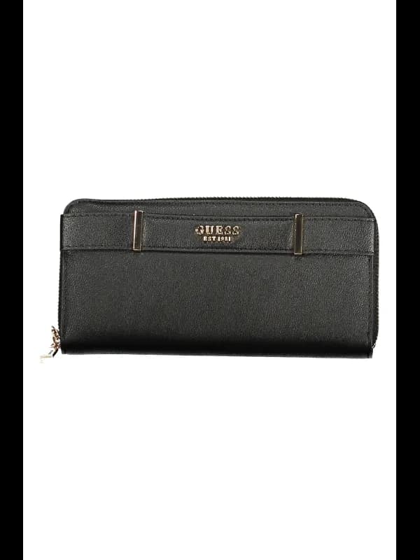 GUESS JEANS Damen Geldbörse Schwarz BG9633146NEBLACK, Größe UNI